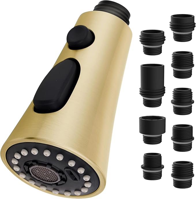Universal Kitchen Sprayer Faucet Head Replacement (Gold) - tyentusa