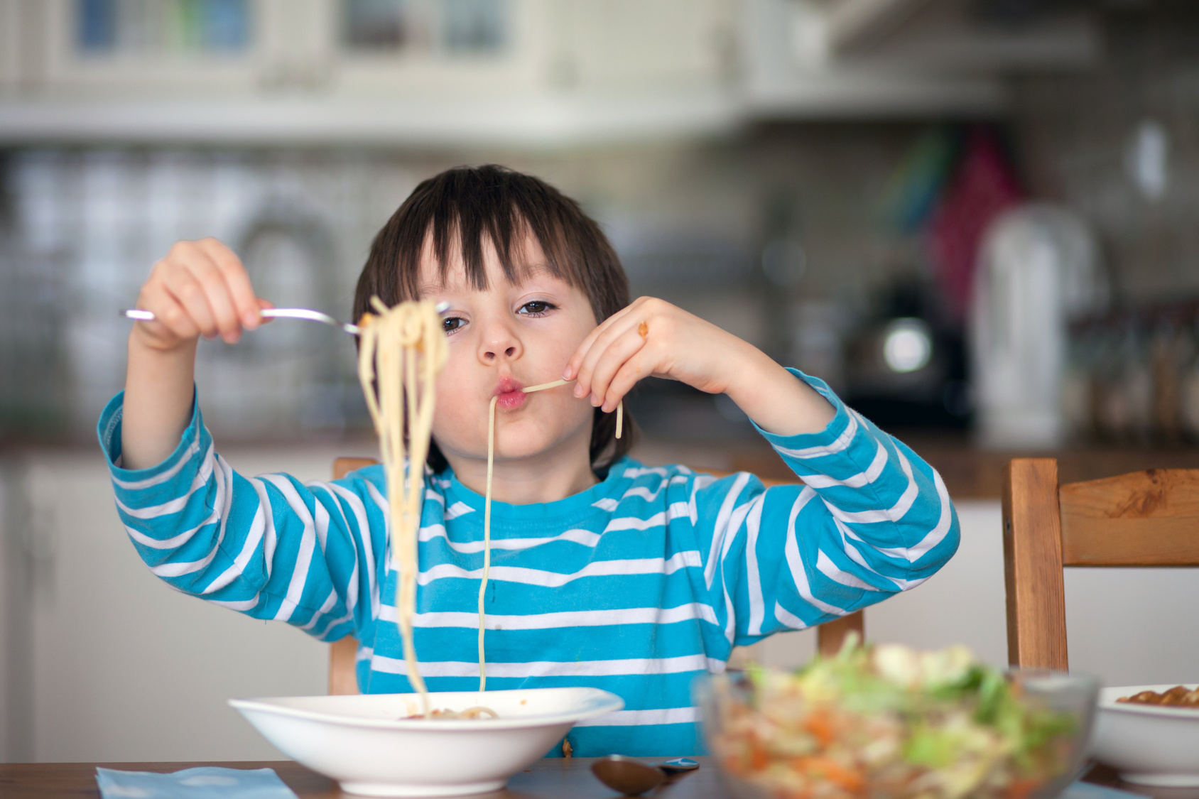 Give this little guy 30 minutes to digest before his next glass of alkaline water.