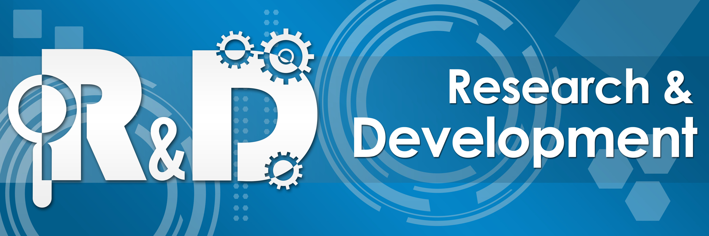 R And D - Research And Development Tecy Background Banner