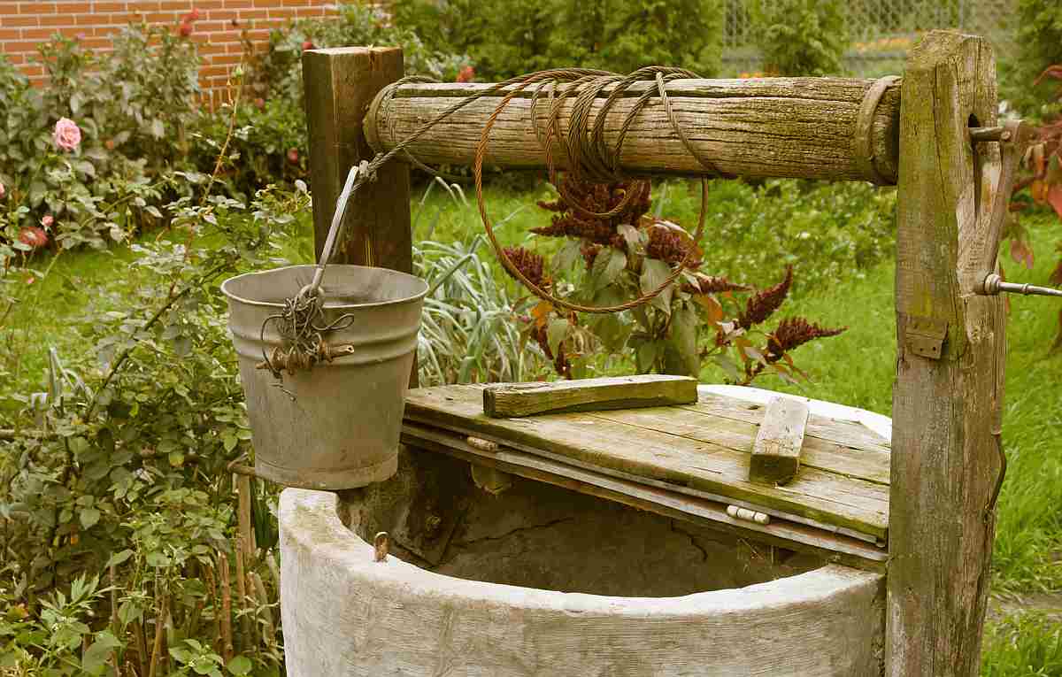 old rotten water well in sumer garden, rural scenery | Reasons to Love Tyent Water Ionizers, Part 9: Tyent Alkaline Water Is The Healthiest Water In The World. Dare To Compare!