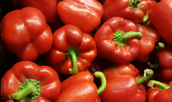 red bell peppers