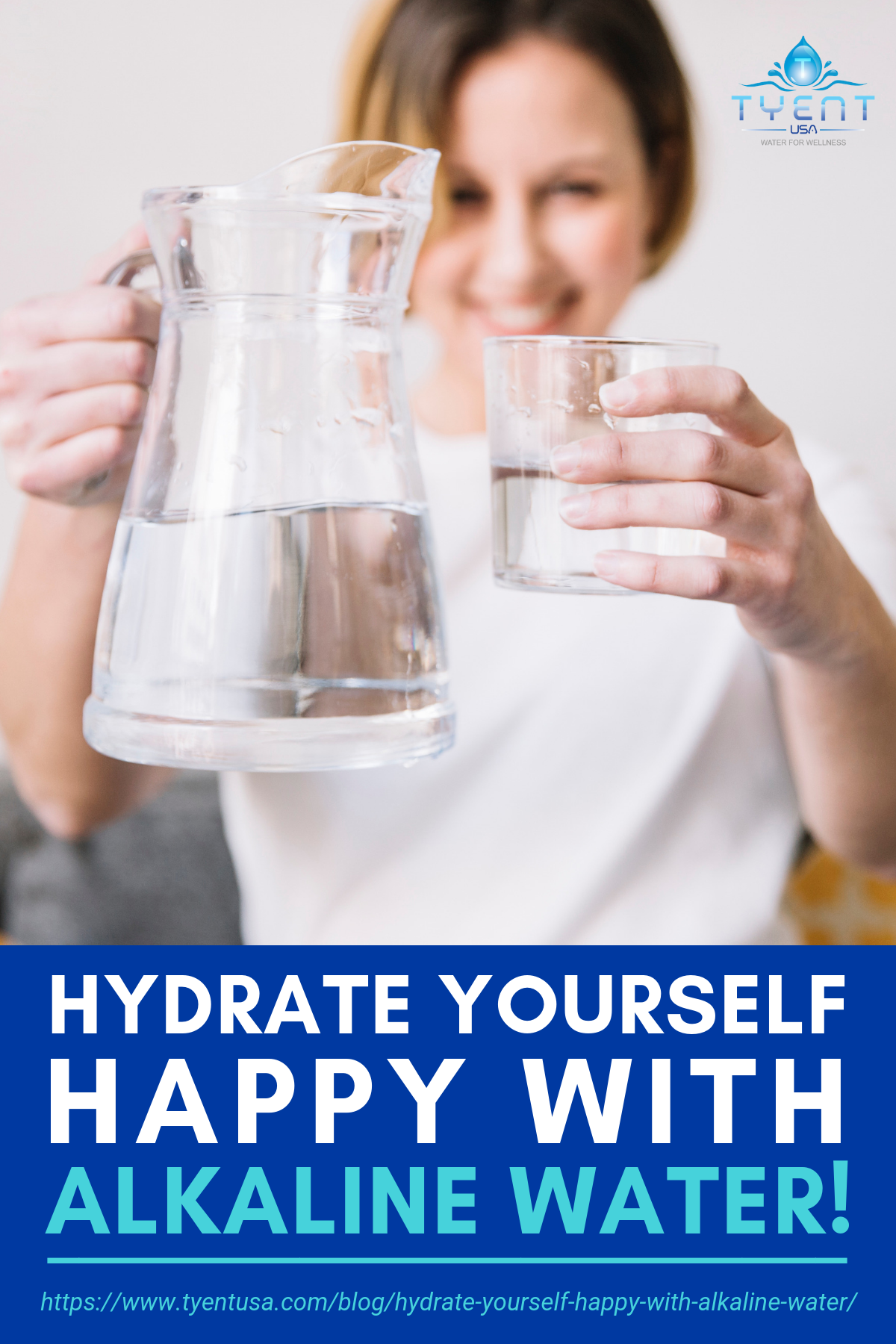 Hydrate Yourself Happy With Alkaline Water! | https://www.tyentusa.com/blog/hydrate-yourself-happy-with-alkaline-water/