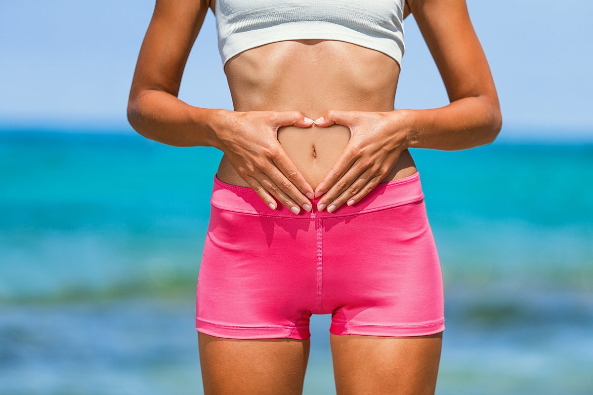 Healthy fitness woman good stomach digestion | Health Benefits of Probiotics