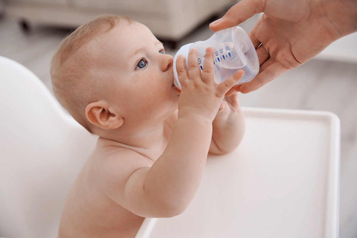 Baby drinking water | When to Give a Baby Water