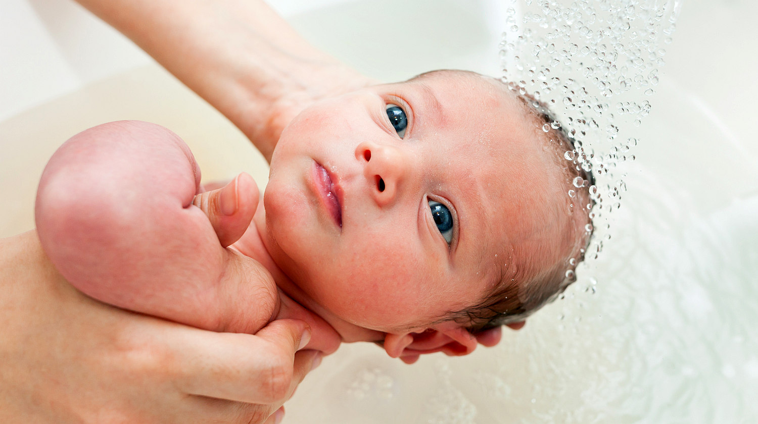 Feature | First bath newborn baby girl mom | Is Chlorine Safe for Babies?