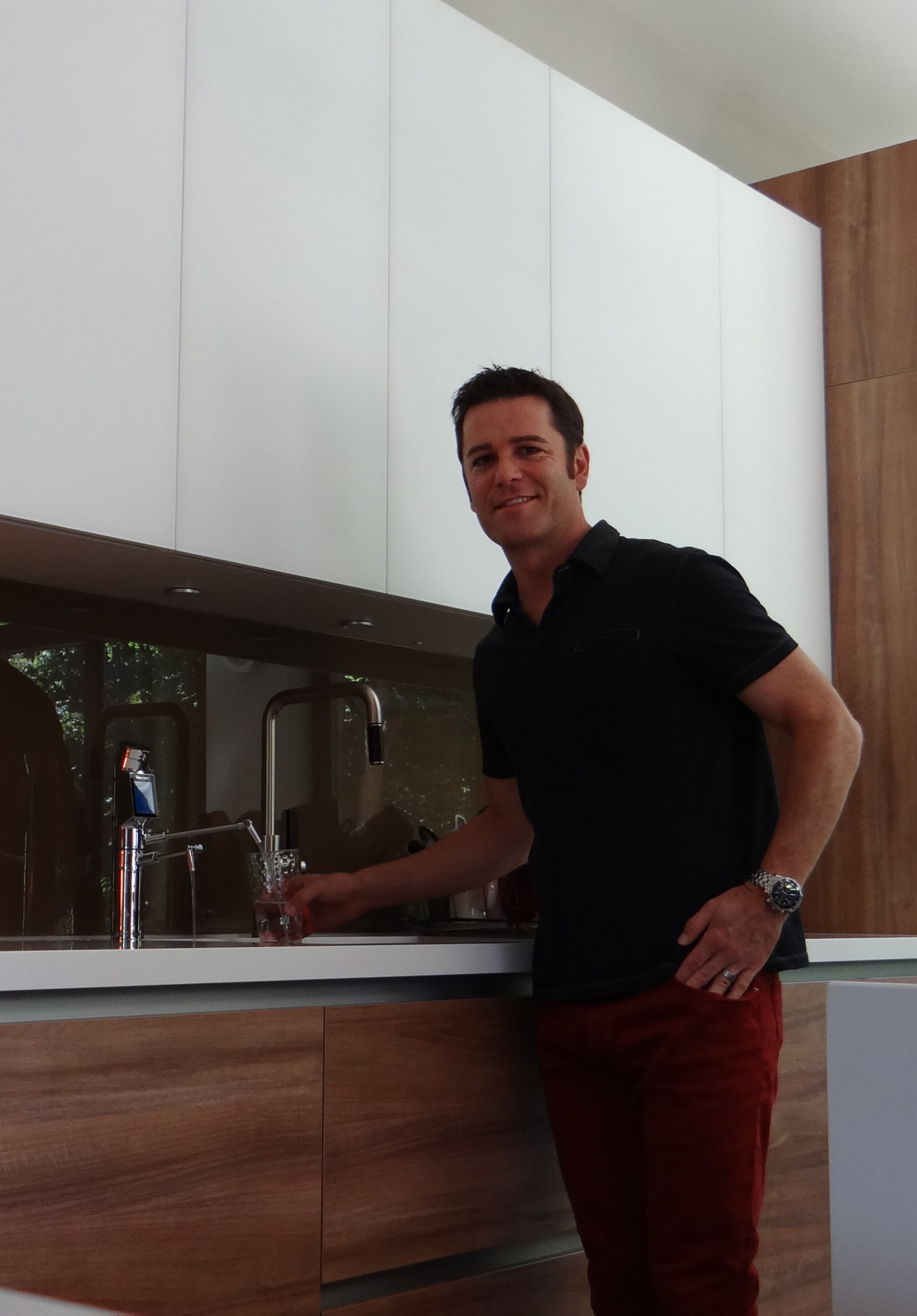 Yannick Bisson and Alkaline Water