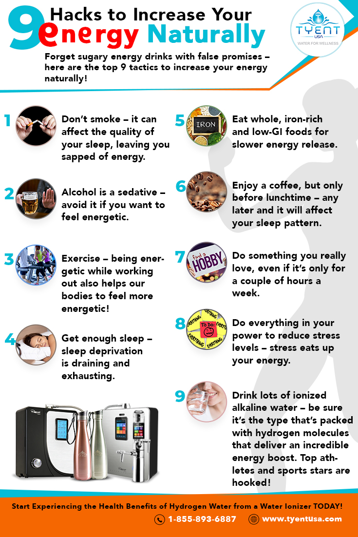 9 Hacks to Increase Your Energy Naturally