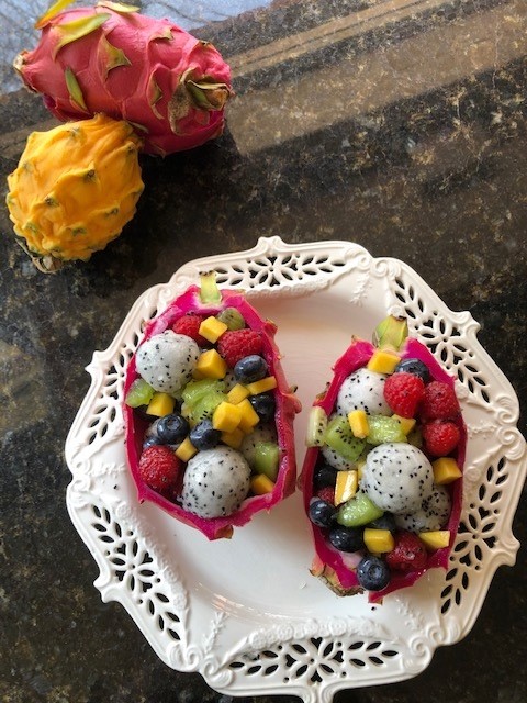 Dragon Fruit Salad