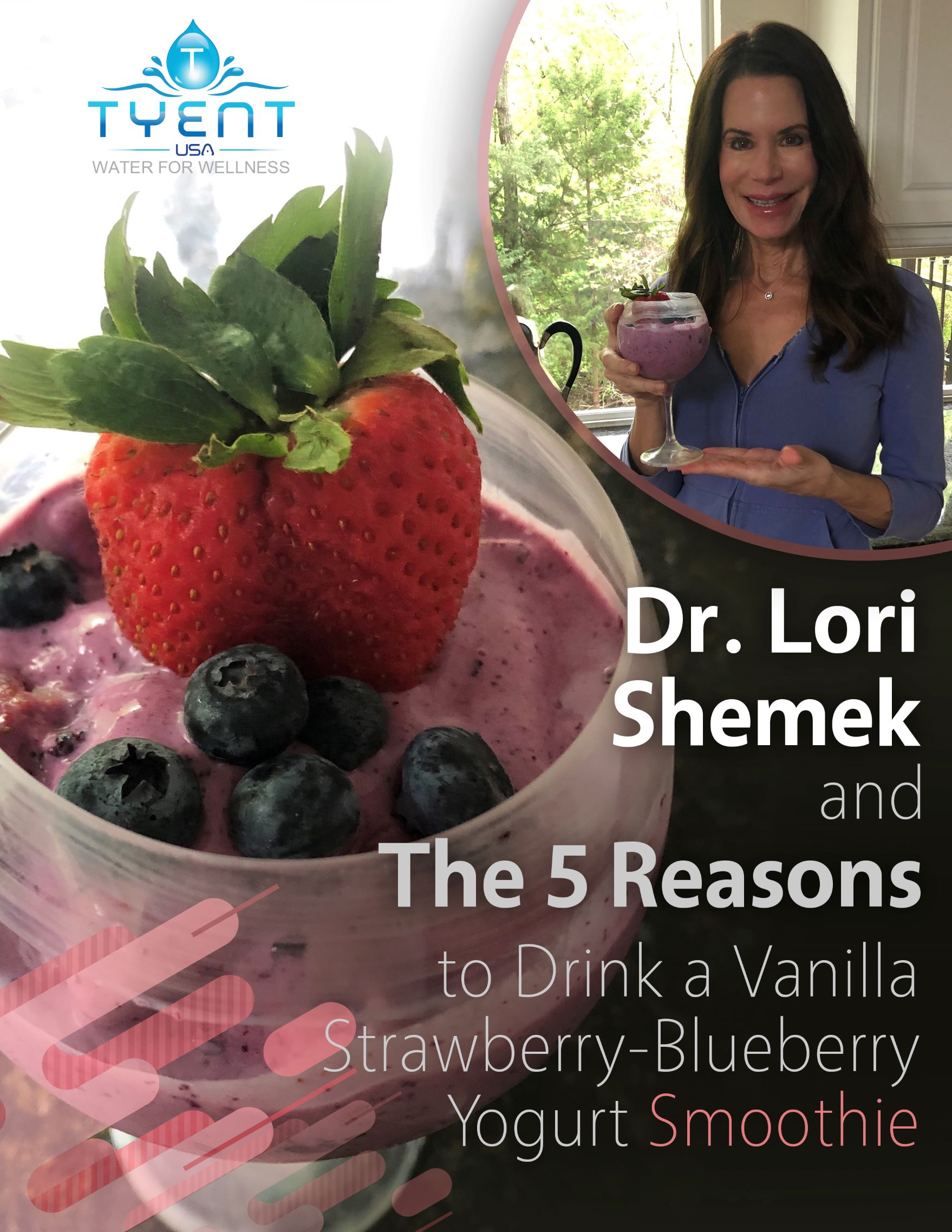 5 Reasons to Drink a Vanilla Strawberry-Blueberry Yogurt Smoothie