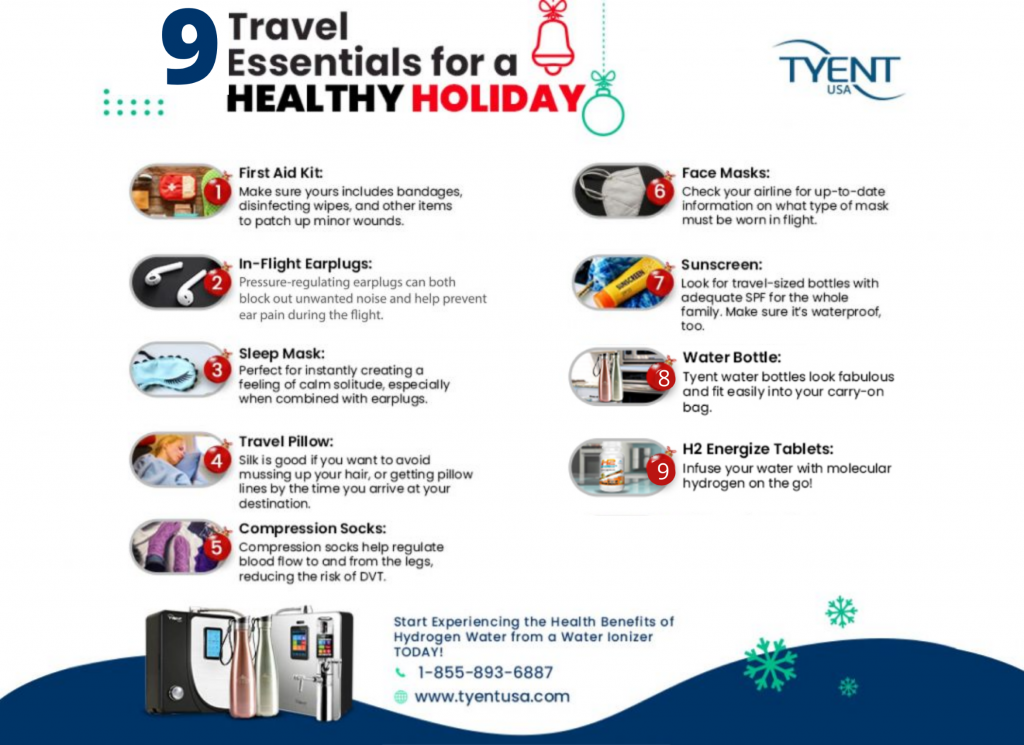 9 Travel Essentials for A Healthy Holiday