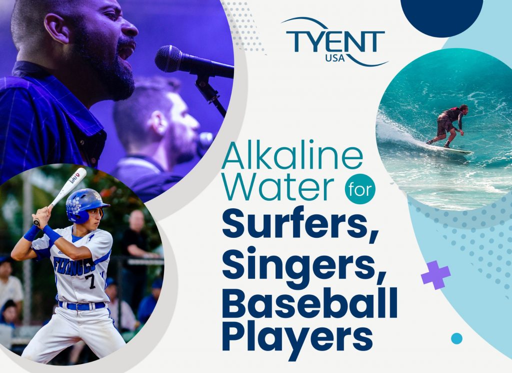 Alkaline Water for Surfers, Singers, and Baseball Players