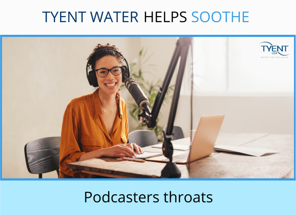 Tyent Water Helps Podcasters Career-Growth Efforts