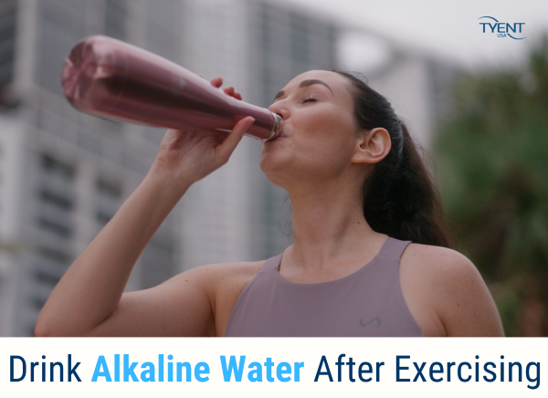 Drink Alkaline Water after Exercising