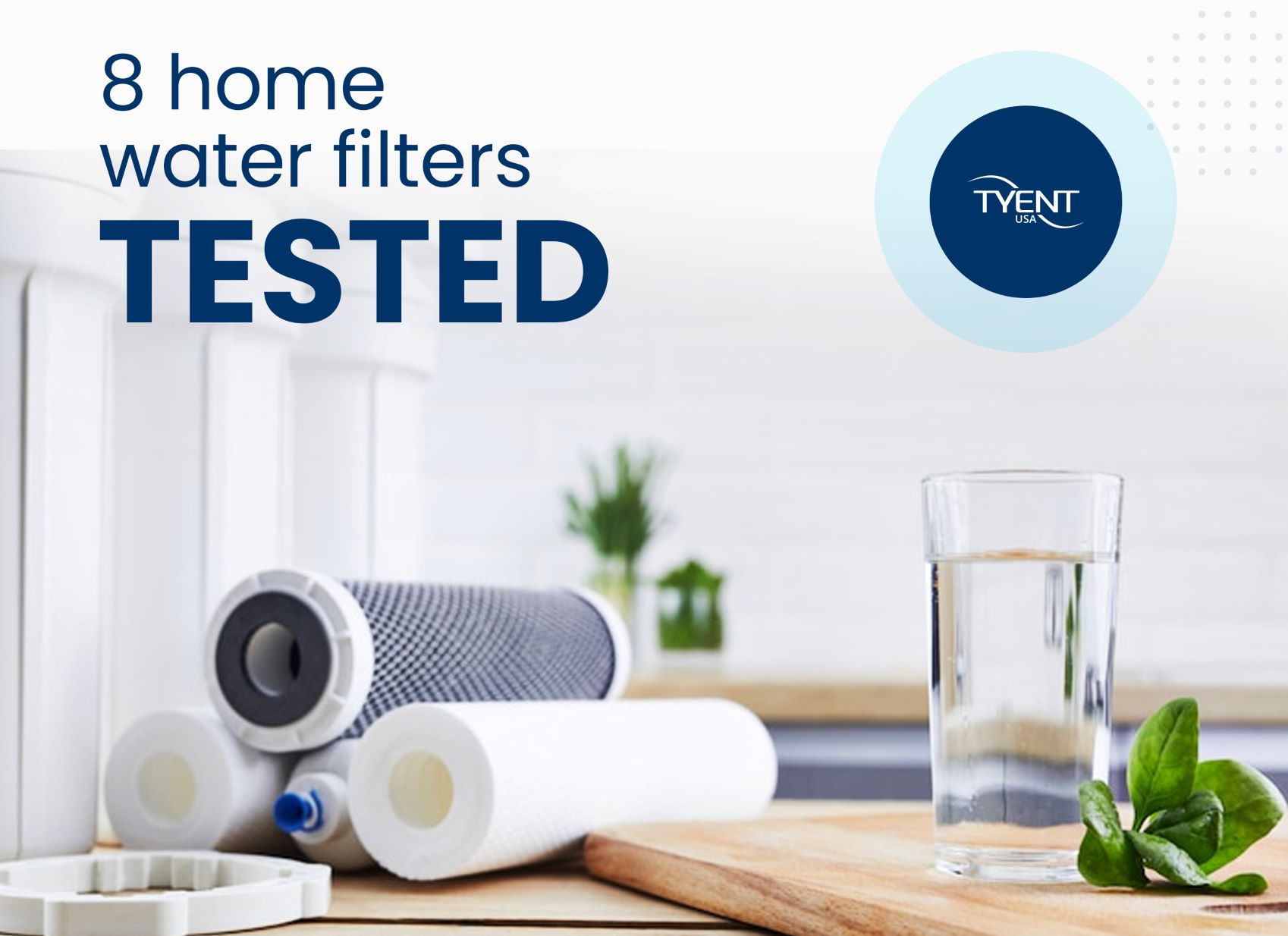 8 home water filters TESTED