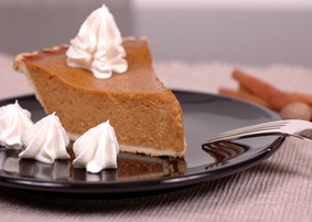 Healthy Decedent Pumpkin Pie