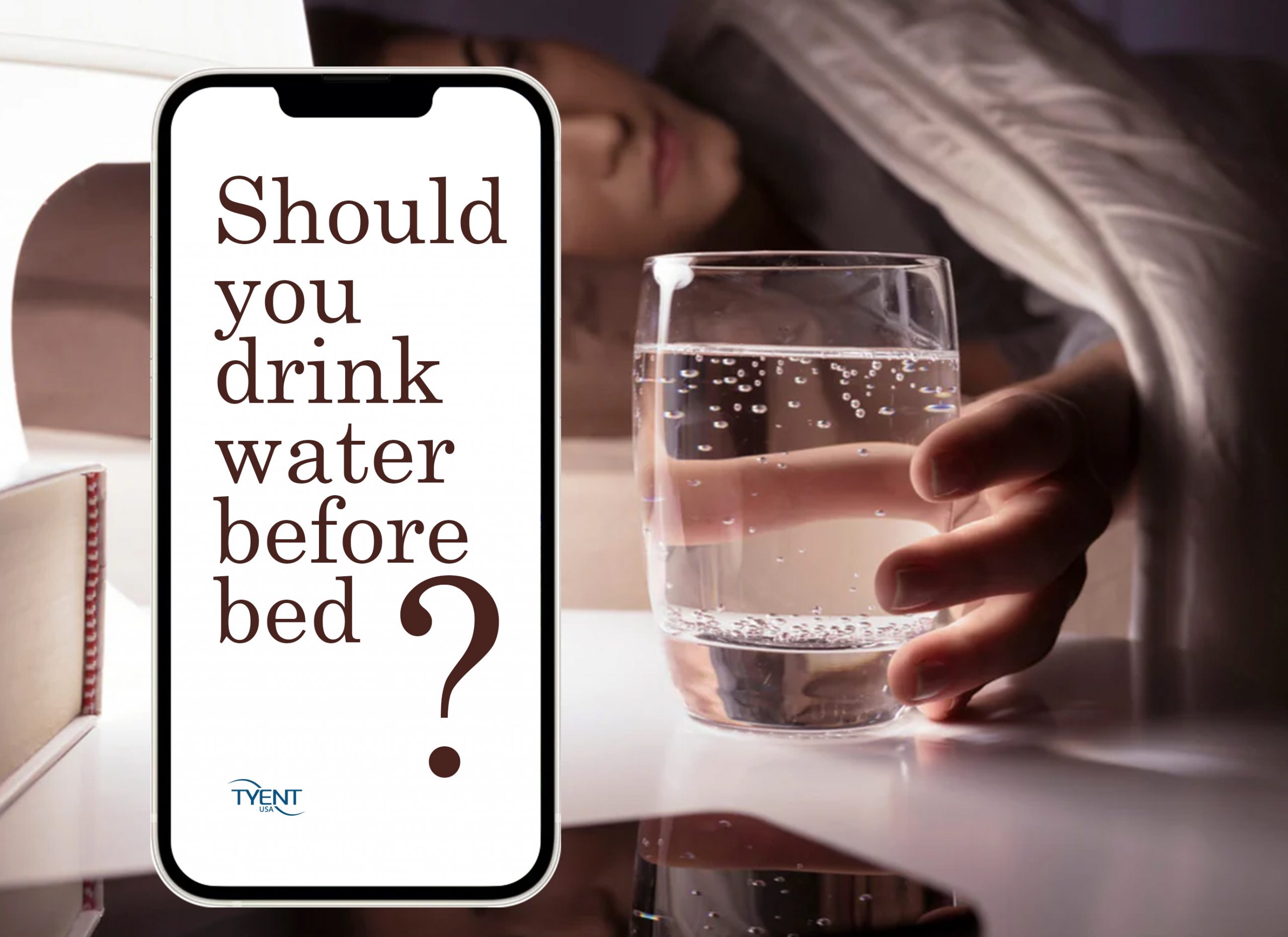 Should you drink water before bed 