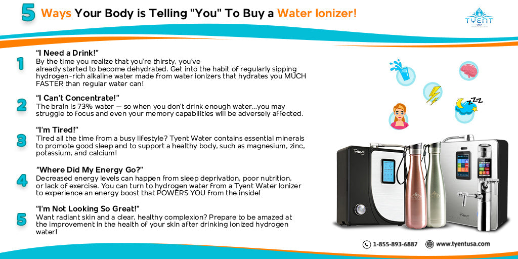 Five Ways Your Body is Telling You To Buy a Water Ionizer!