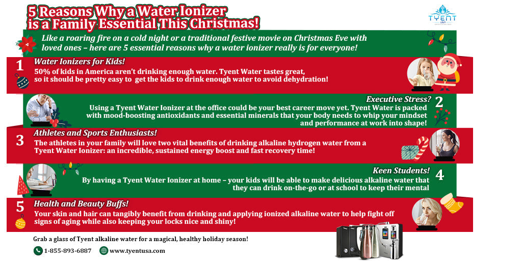 5 Reasons Why a Water Ionizer is a Family Essential This Christmas!