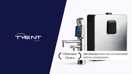 Tyent Water Ionizers Earn FrontrowMD "Clinicians' Choice" Designation from 200+ Independent Clinicians