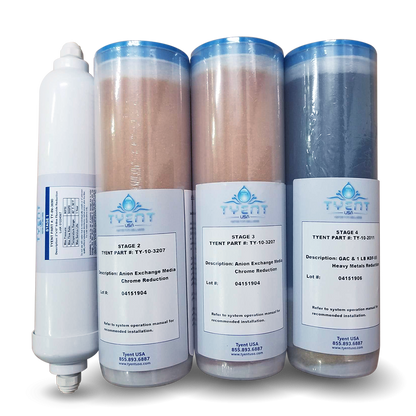 WIT :: (4) Bank Chromium 6 Removal System Replacement Cartridges - tyentusa