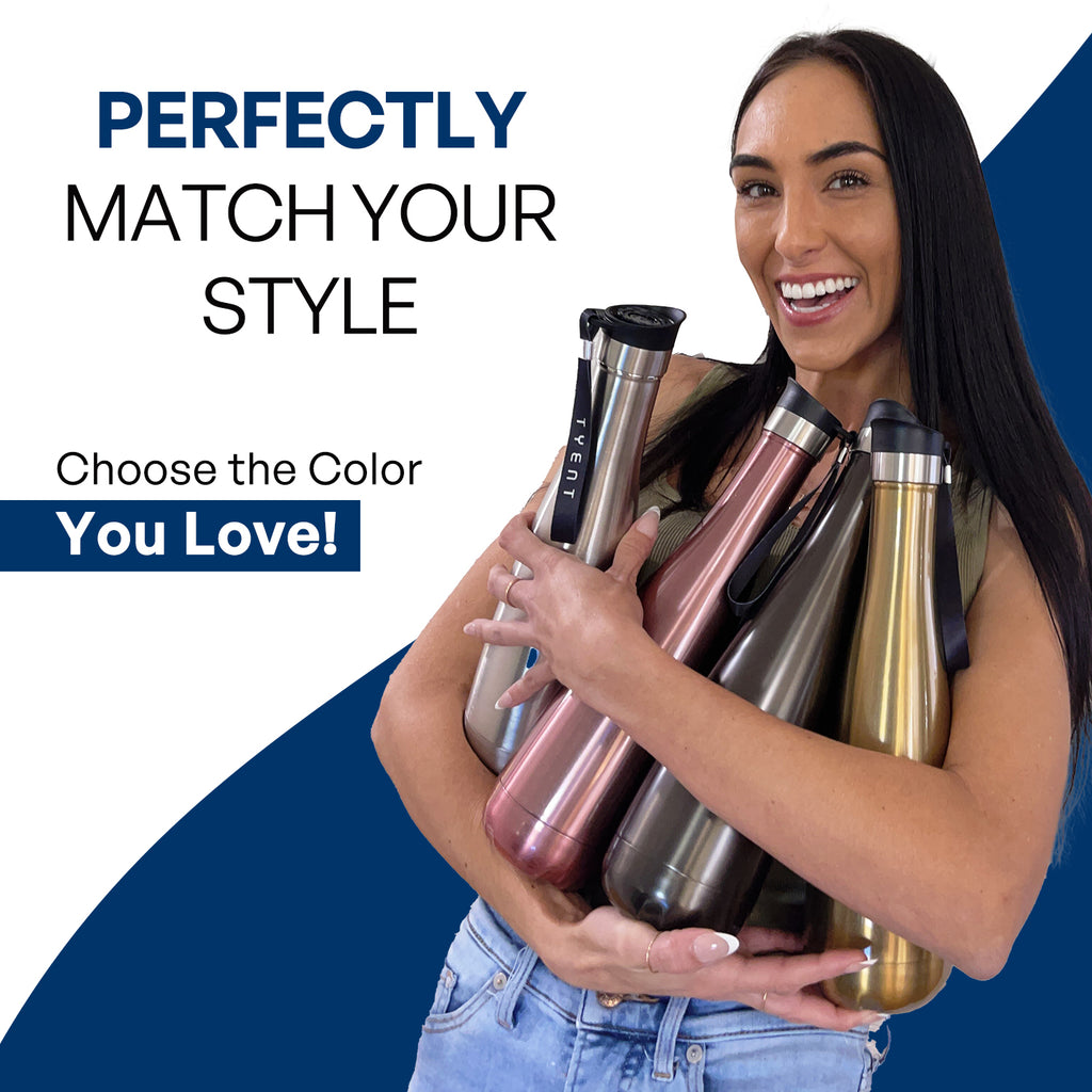 Tyent Contemporary Drinkware - 750ml Stainless Steel