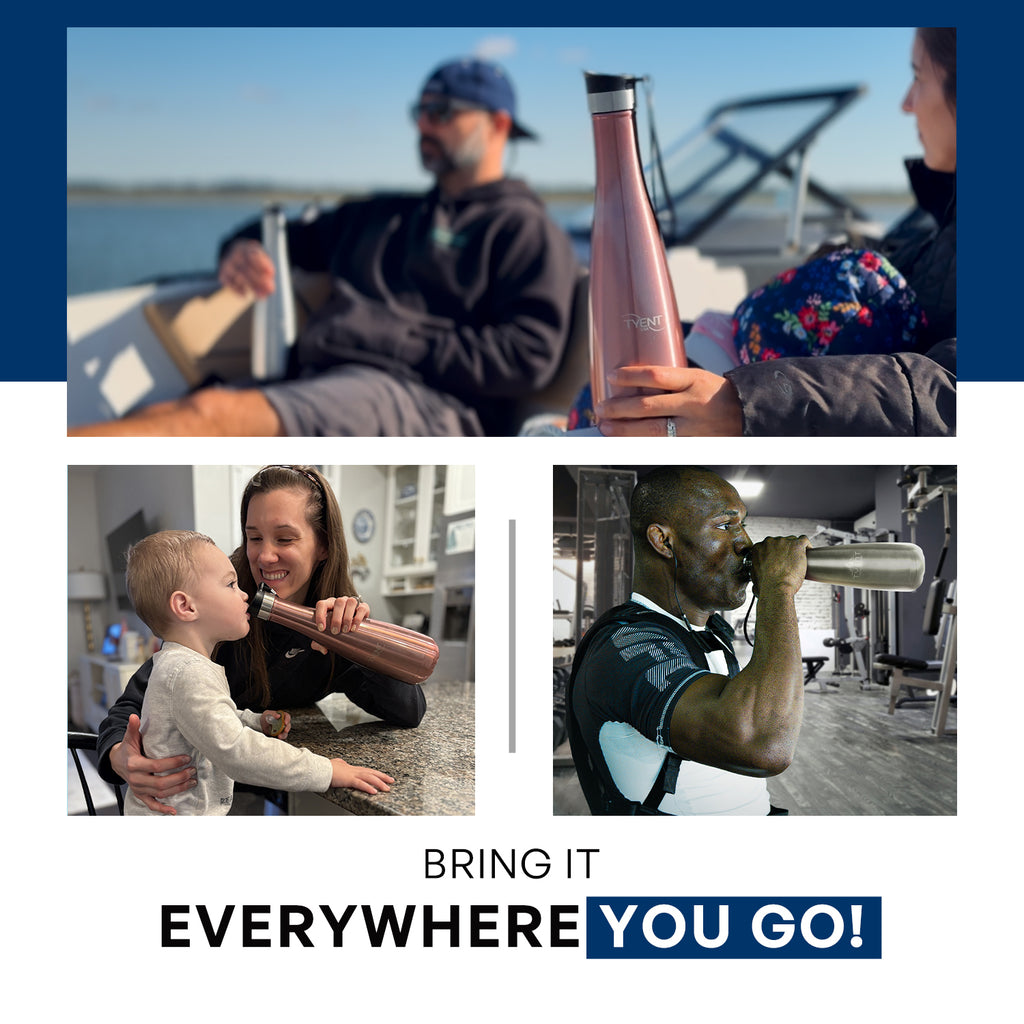 Tyent Contemporary Drinkware - 750ml Stainless Steel