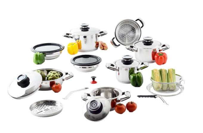 Professional Platinum 21-Piece Cooking System - tyentusa