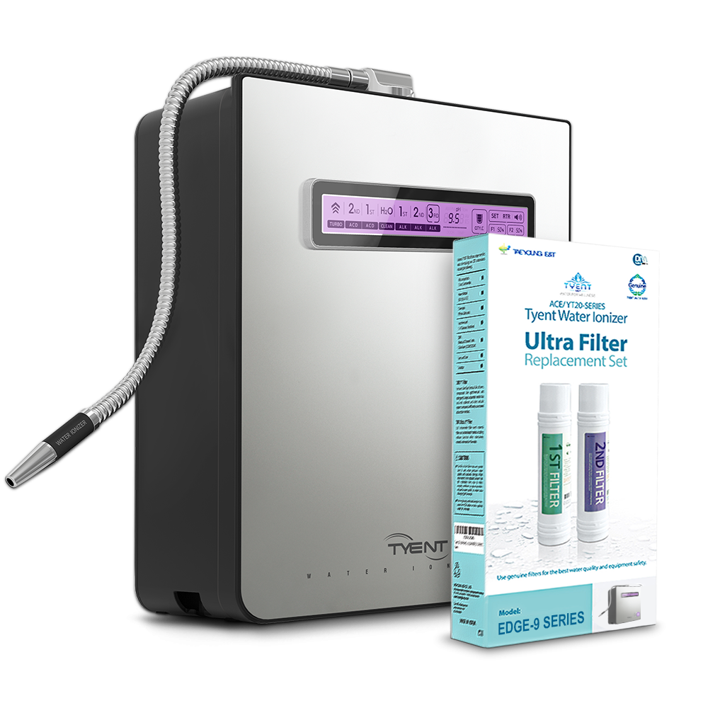 Tyent Edge-9000T Ultra Filter Set: Fits Edge-9000T Countertop Water Ionizer - tyentusa