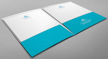 Tyent USA Folder w/ Business Card Holder (25pk) - tyentusa