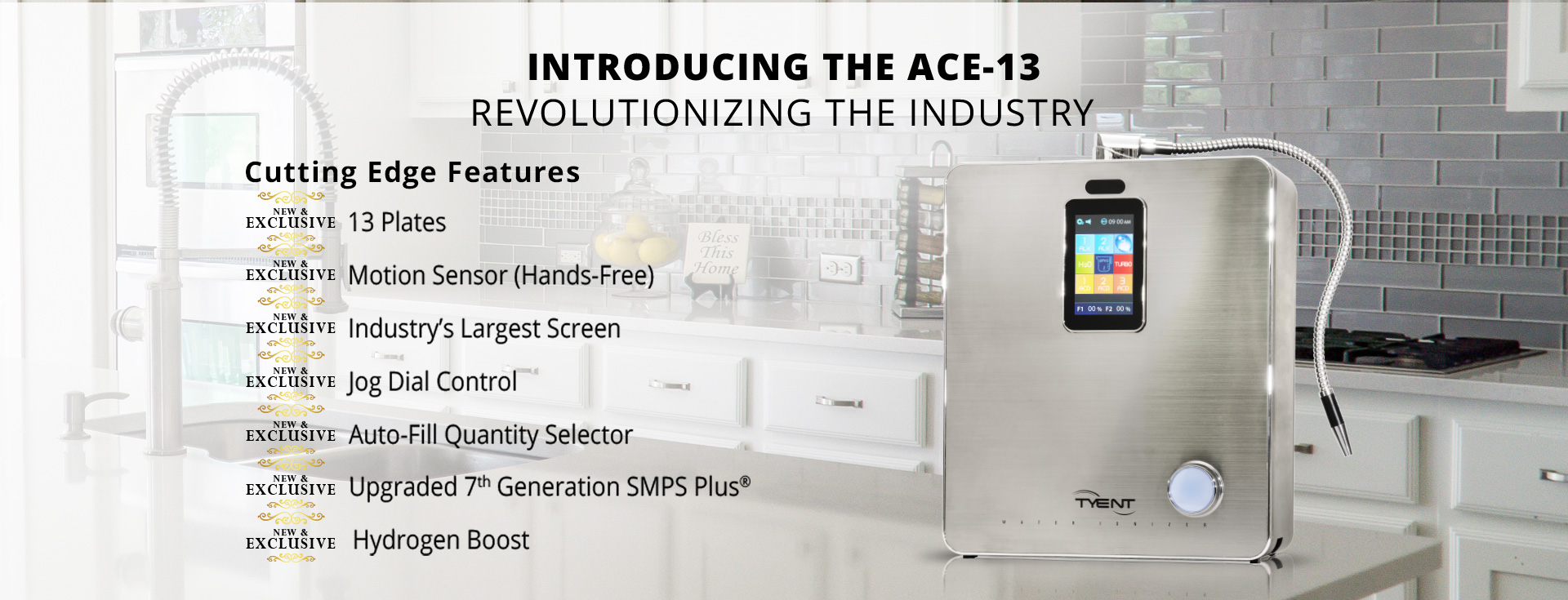 Introducing the Tyent ACE-13 Water Ionizer