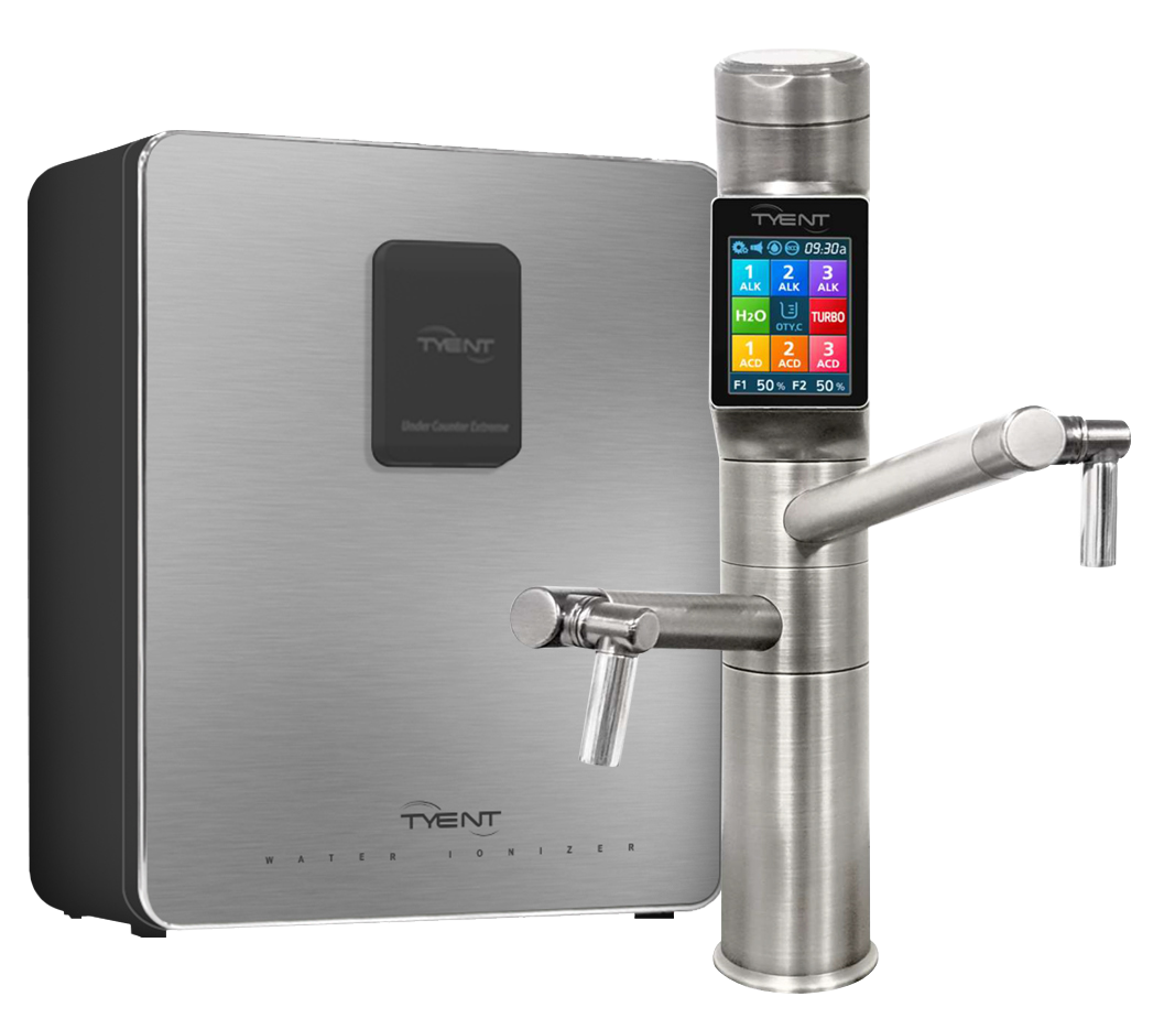 UCE-13 Satin Silver 13-plate Under Counter Water Ionizer by TyentUSA