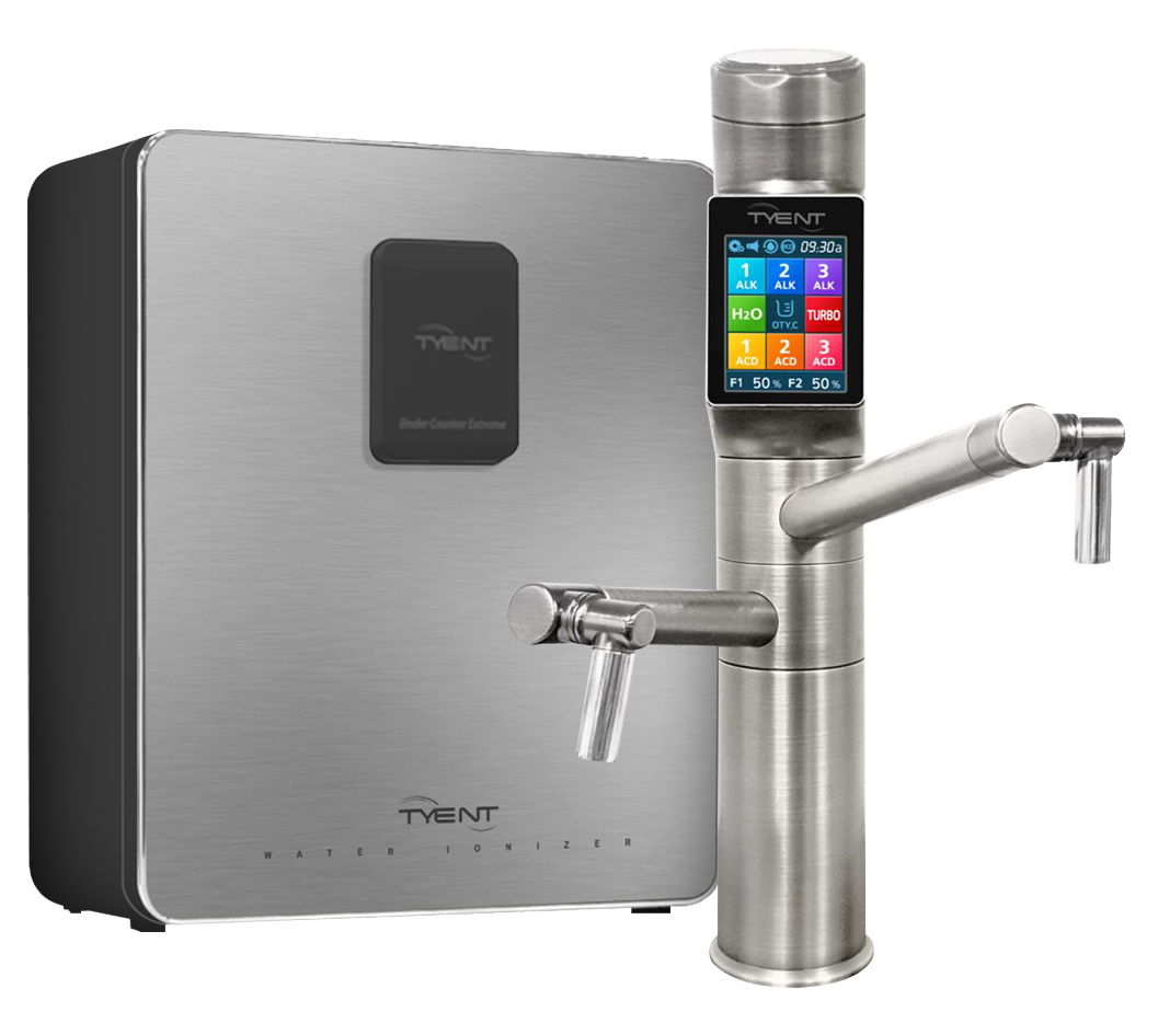 UCE-13 Satin Silver 13-plate Under Counter Water Ionizer by TyentUSA