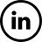 Linkedin Icon Black and White